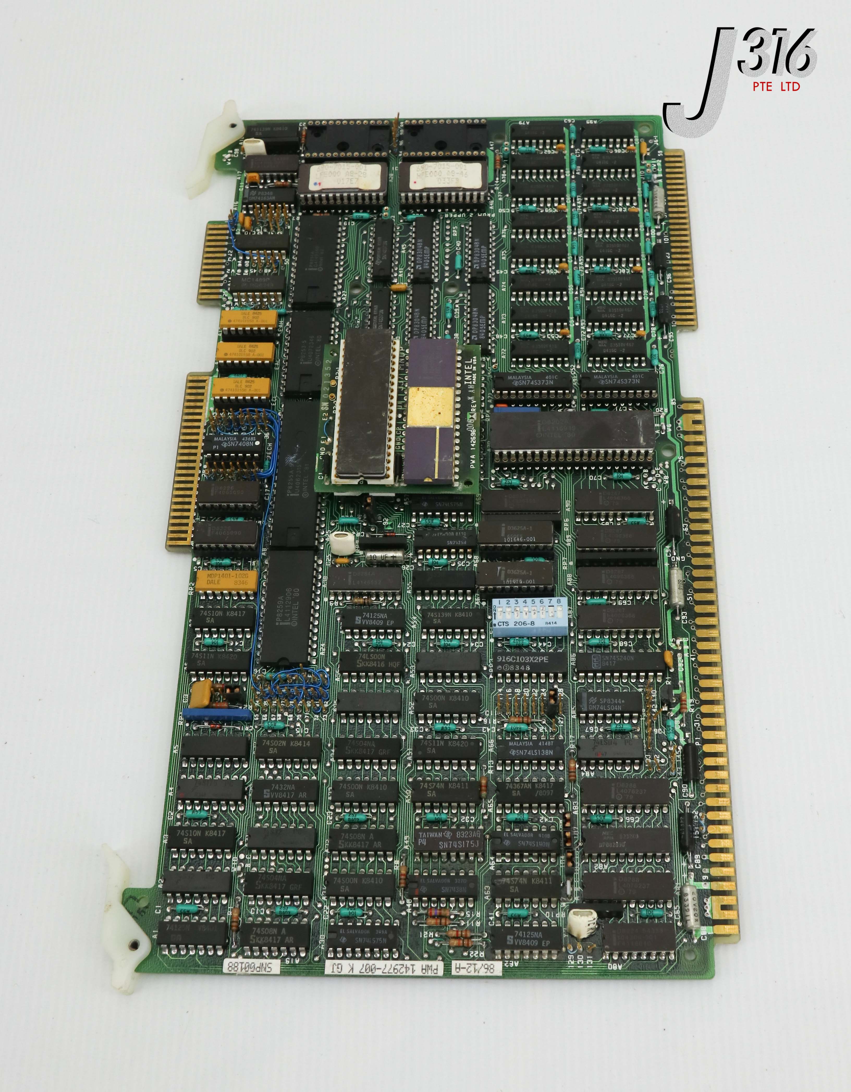 サンプル 23114 INTEL PCB ASSY, 86/12-A W/ PCB PWA 142696-006 PWA 142977-007